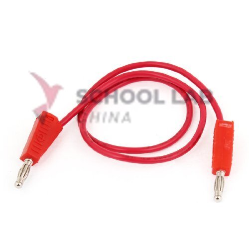 4mm Stackable Plug Lead: Red, 500mm